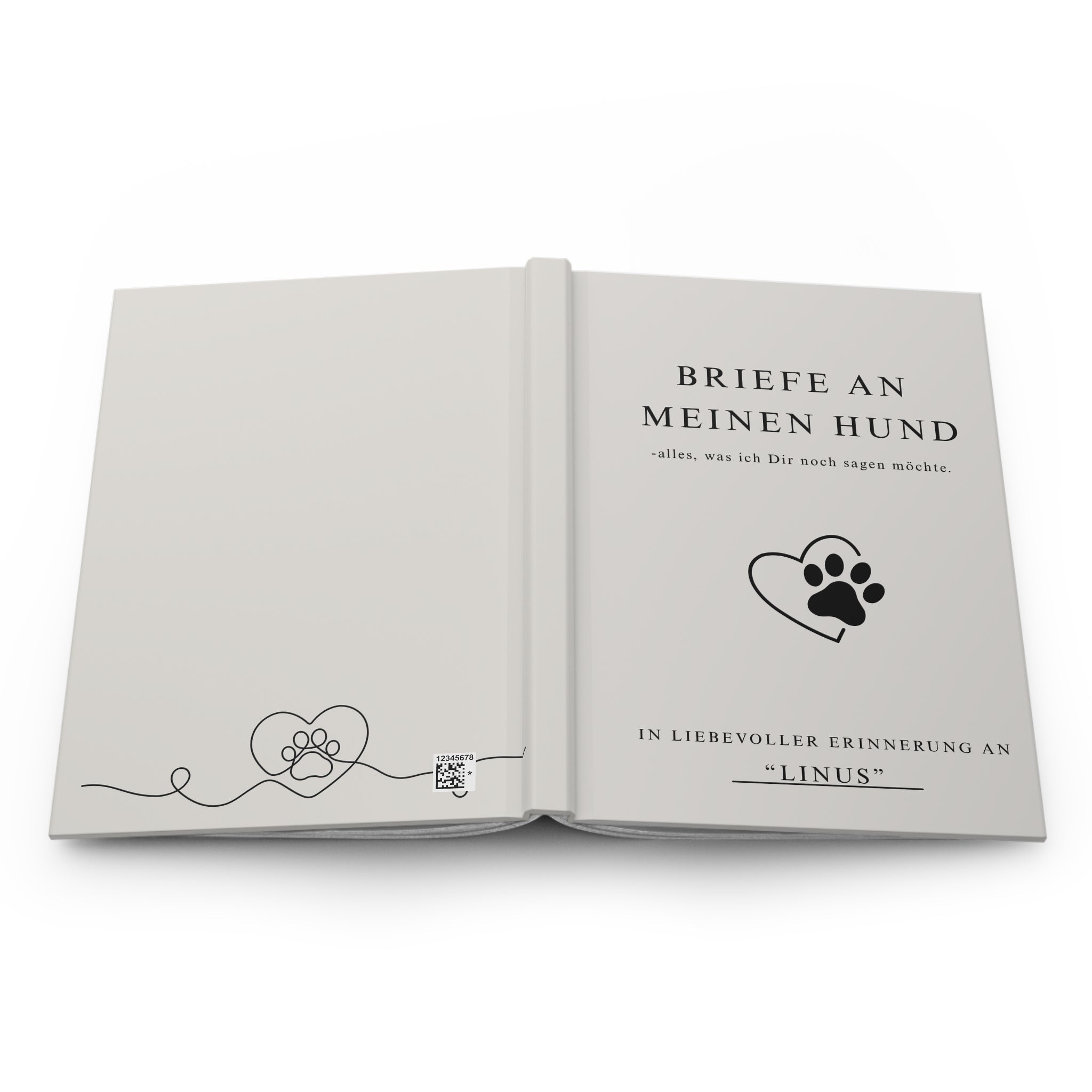 Erinnerungsjournal „Briefe an meinen Hund“
