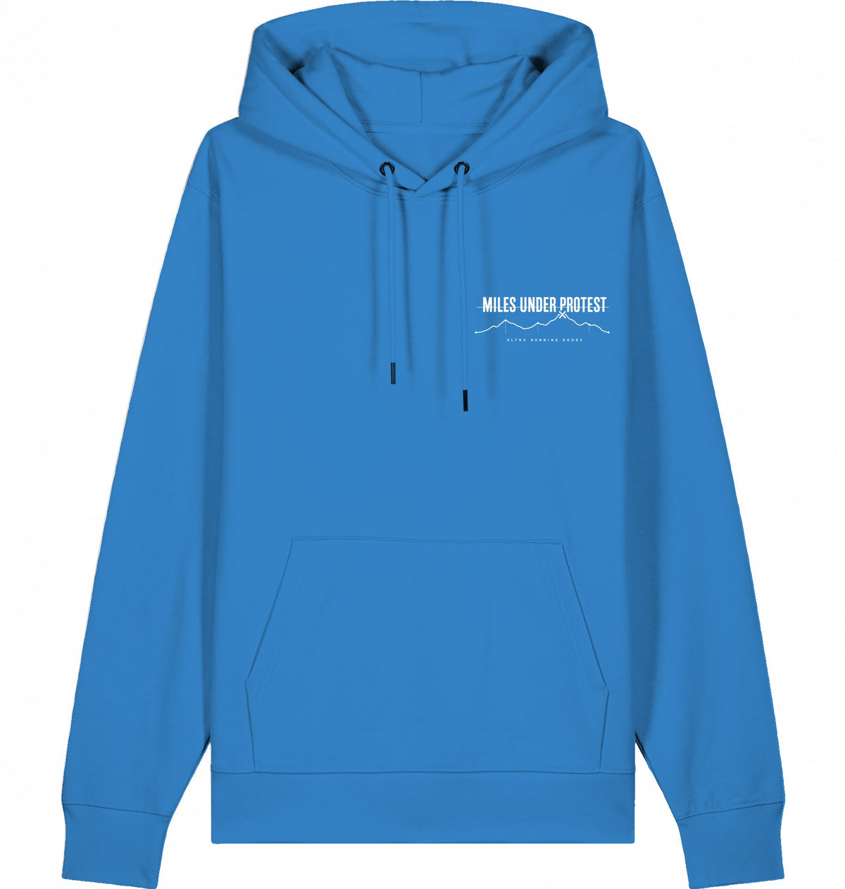 DOGS. COFFEE. RUNNING Hoodie Mindful Blue – Produktansicht