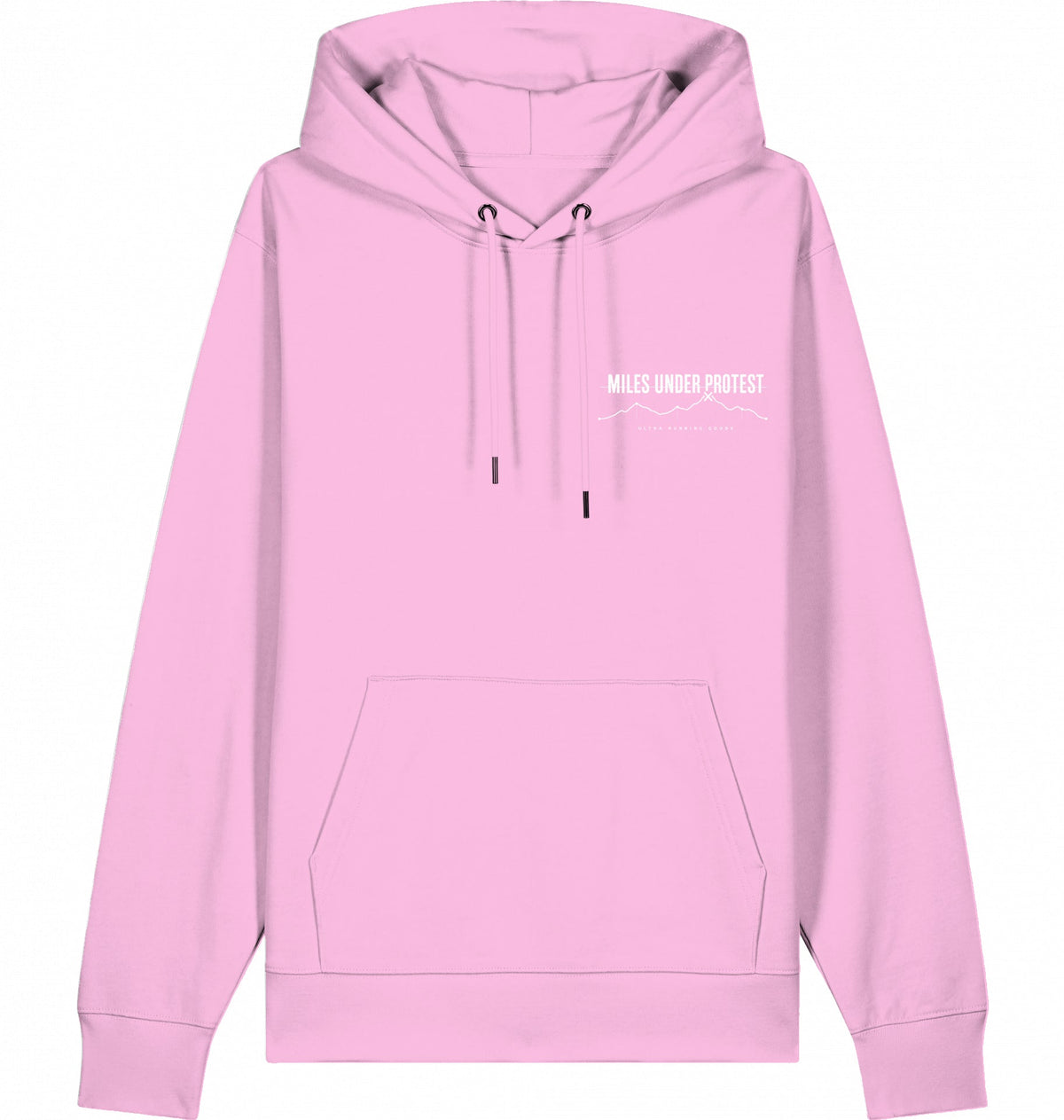 DOGS. COFFEE. RUNNING Hoodie Lilac Dream – Produktansicht