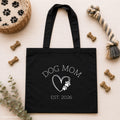 Stofftasche Hund | Hundetasche 41x38cm | Tasche für Hundebesitzer | Hundemama Geschenk | Hundepapa Geschenk | Baumwolltasche | Tragetasche